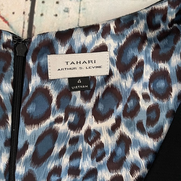 Tahari black tank top dress - Picture 3 of 4